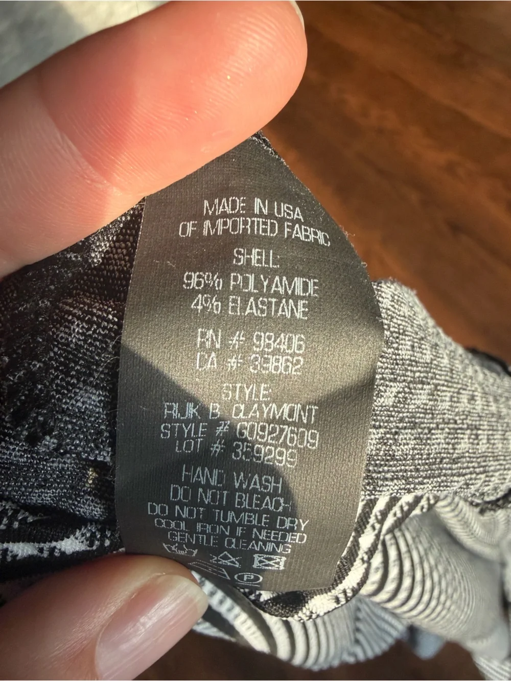 Theory Black and White Patterned Midi Shift Dress